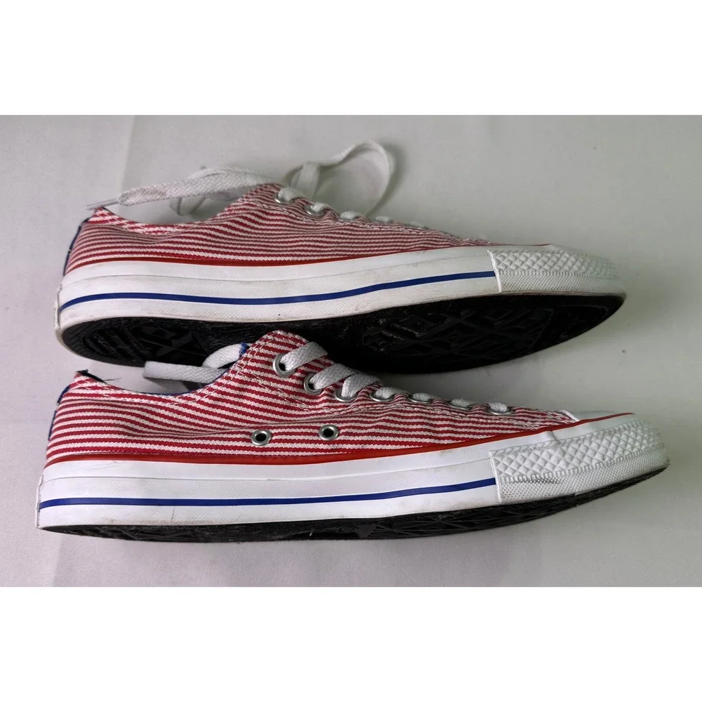 Converse Chuck Taylor All Star Stars and Stripes Patriotic Low Top M 8.5 W 10.5 - Picture 9 of 16